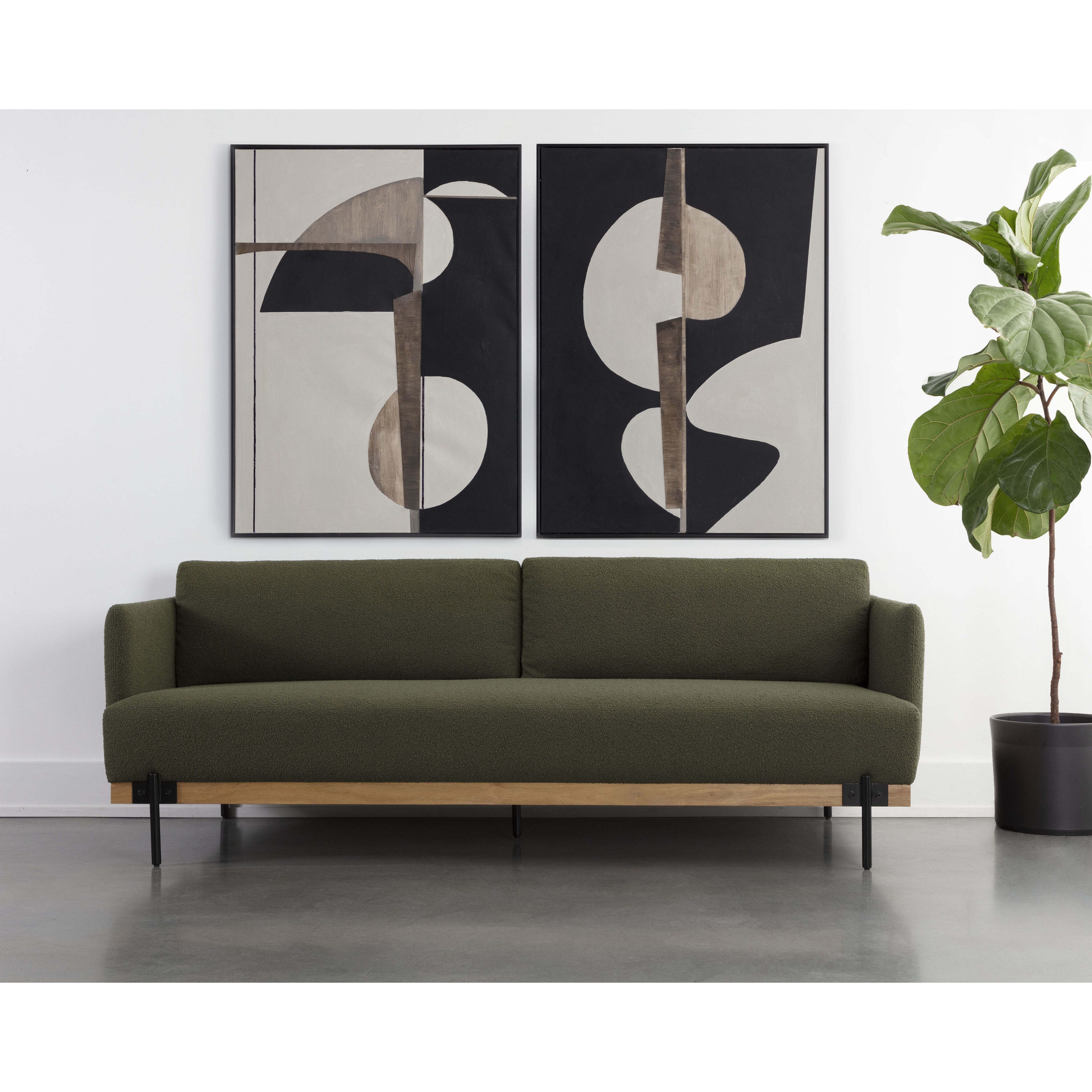Saul Copenhagen Olive Sofa